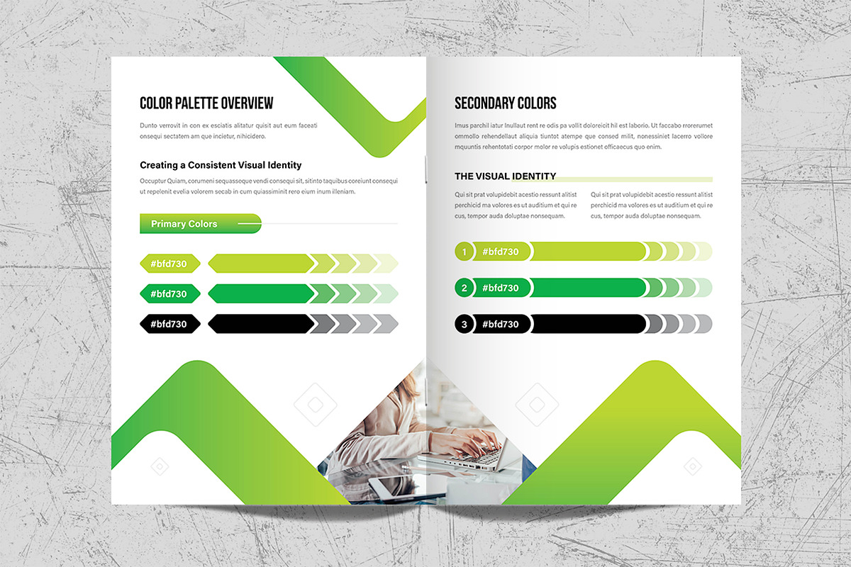 Brand Guidelines Template Design, a Brochure Template by White Graphic (Photo 6 of 11)