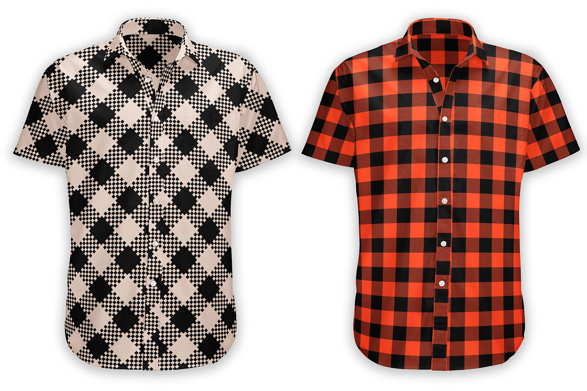 Set Lumberjack Plaid Pattern, a Pattern Graphic by Vectorchoice (Photo 4 of 8)