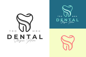 modern simple outline dental logo, a Branding & Logo Template by Lodzrov