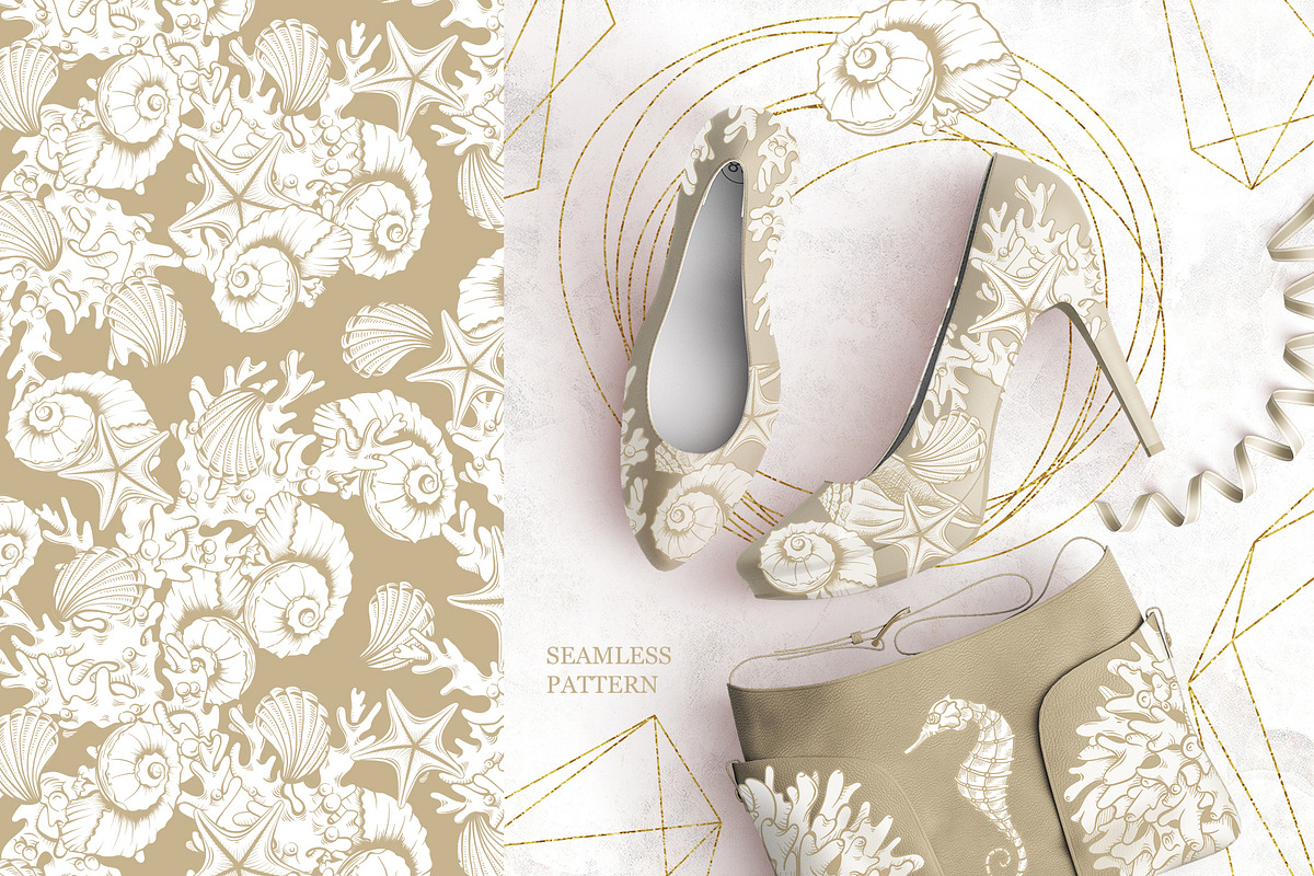 Golden Seashells Collection, an Object Graphic by ilonitta (Photo 13 of 19)