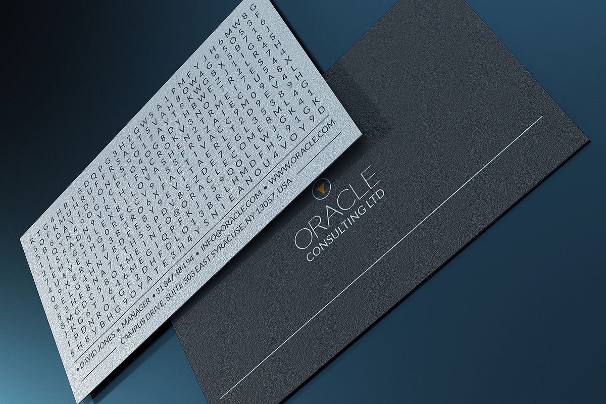 Word Search Business Card, a Business Card Template by Marvel (Photo 5 of 6)
