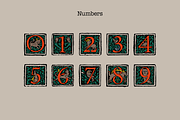 Medieval Beasts Initials, a Blackletter Font by kaer_shop (Thumbnail 6 of 12)