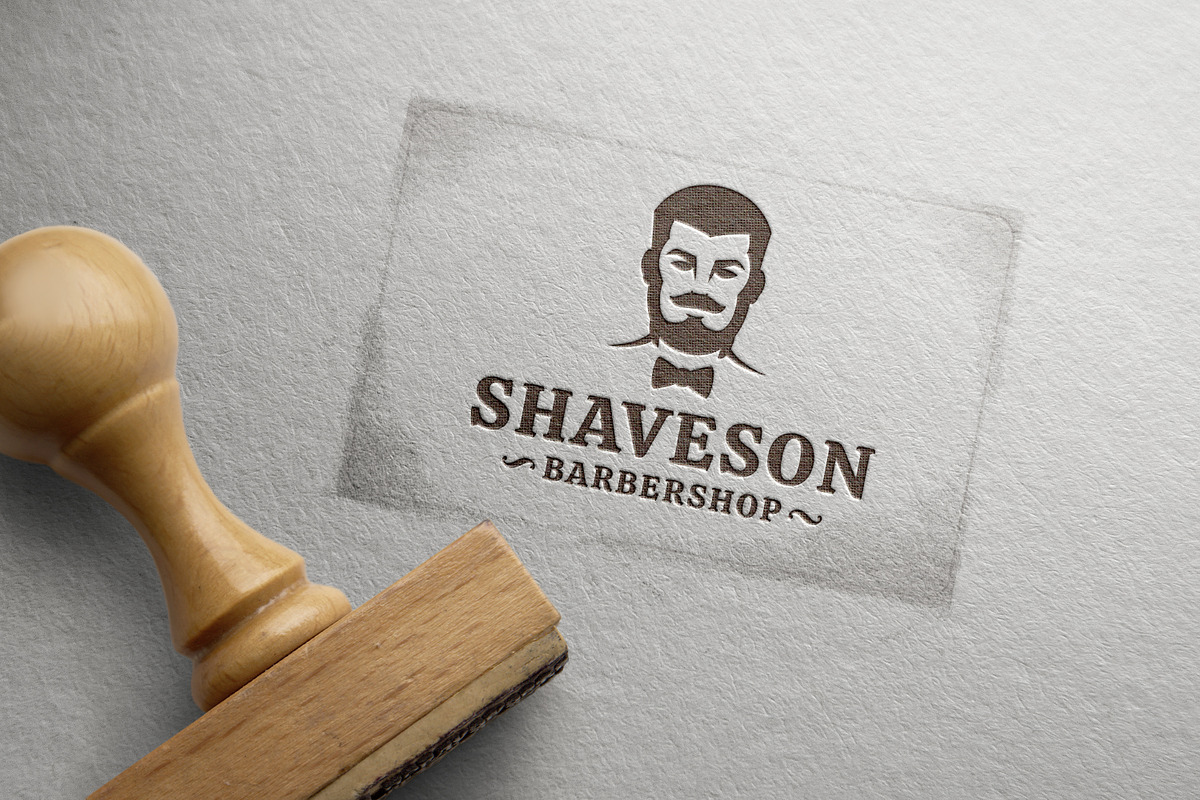 27 Barbershop Logotypes, a Branding & Logo Template by Vasya Kobelev (Photo 10 of 10)