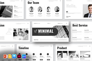 Minimal Presentation template, a Presentation Template by Blackcloud_Creations