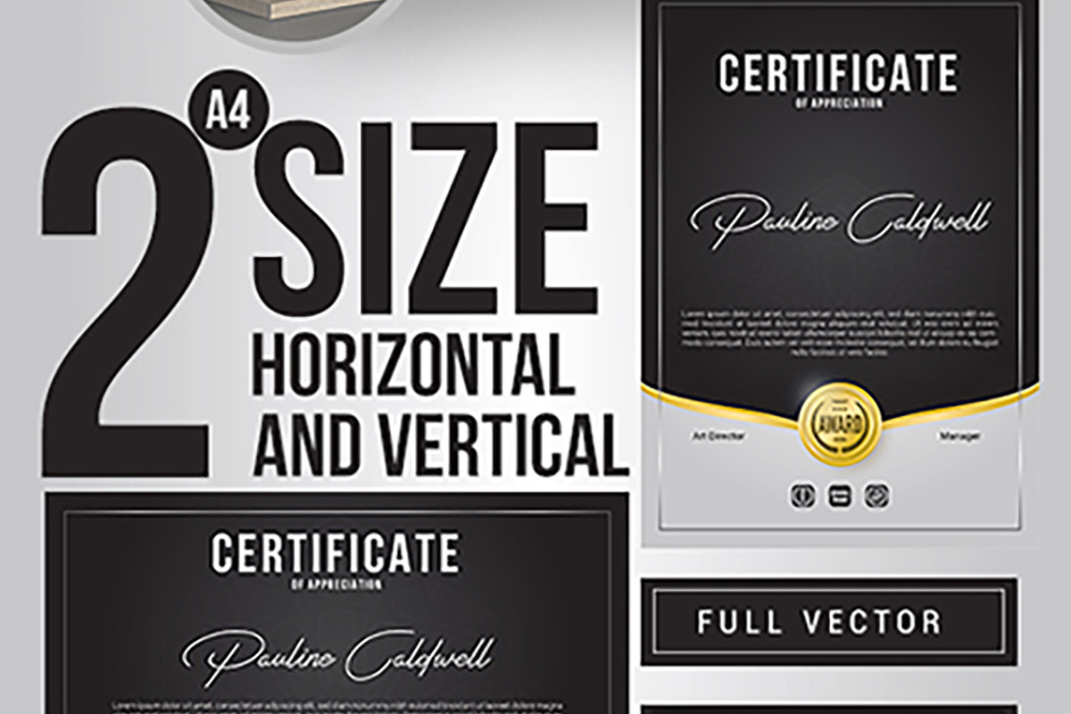Modern Multipurpose Certificate, a Templates & Theme by ErsanK (Photo 3 of 4)