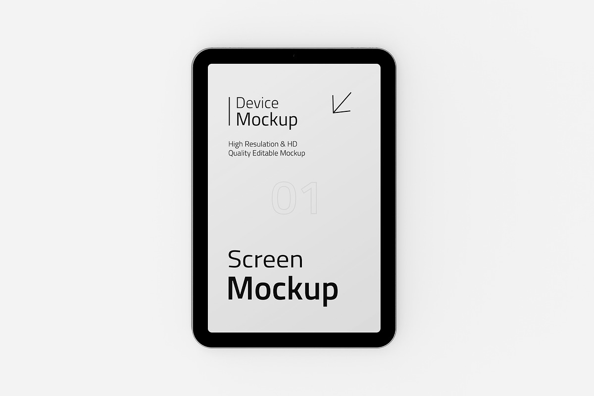 Tablet Device Screen Mockup, a Product Mockup by graphypix (Photo 4 of 4)