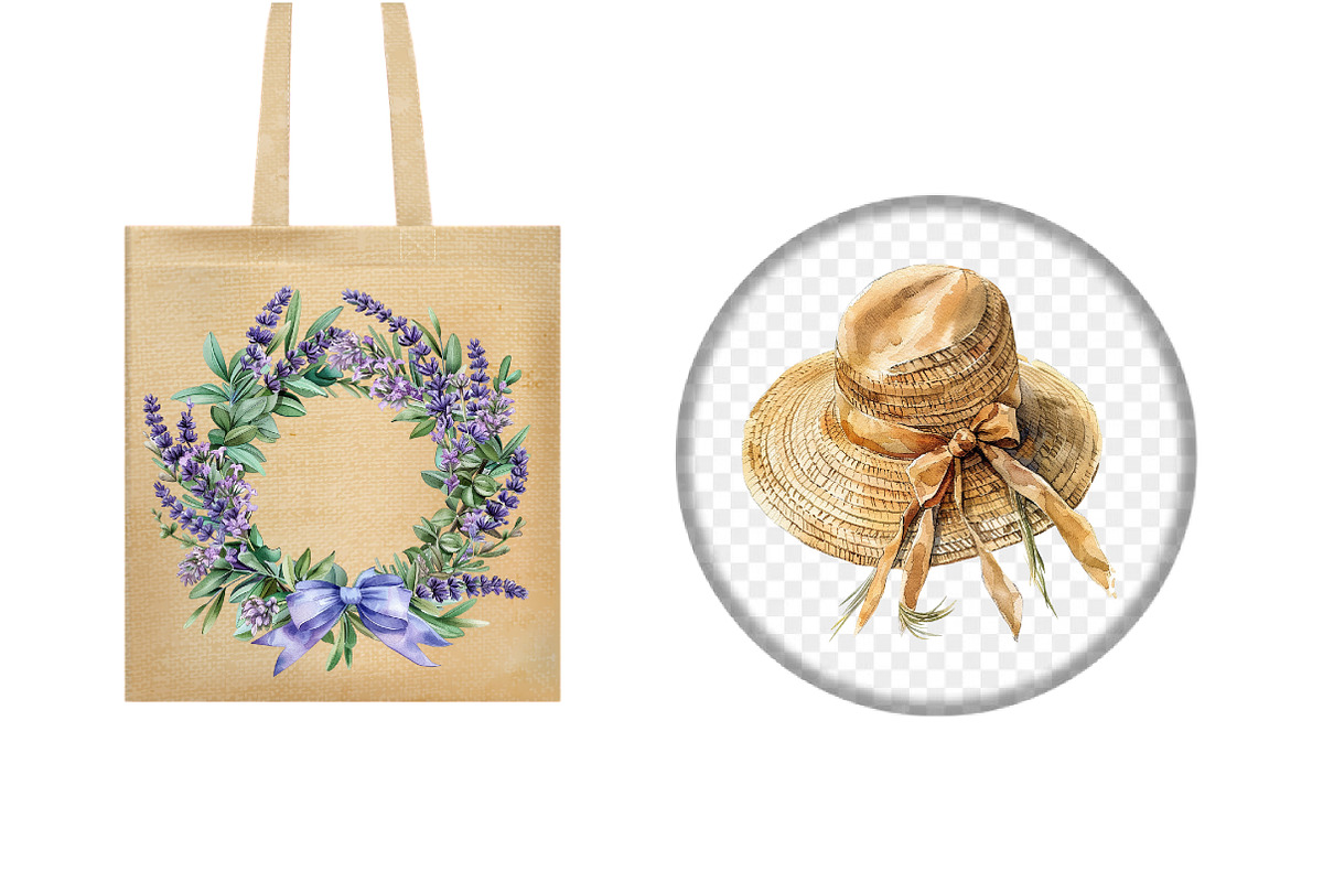 Provence Lavender Summer Clipart, an Illustration by Design Market (Photo 5 of 5)