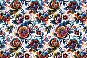Vivid Folk - Floral Patterns, a Pattern Graphic by Art Sproot (Thumbnail 7 of 11)