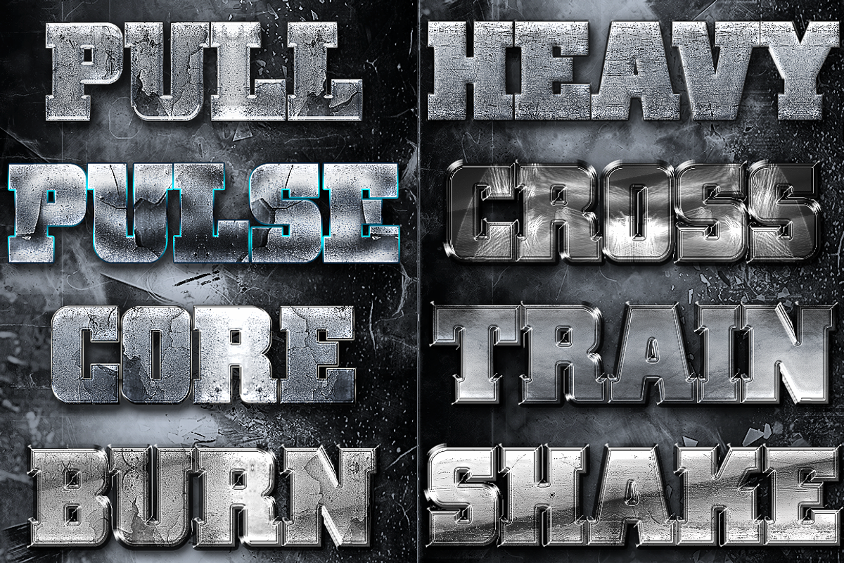 32 Fitness and Exercise Styles Vol 1, a Layer Style Add-On by DesignFathoms (Photo 5 of 5)