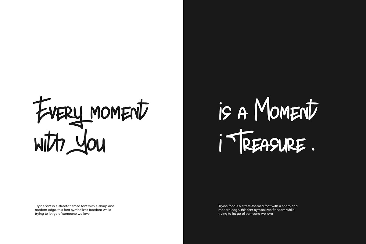 Tryine Font, a Font by Phoenix Dungeon (Photo 2 of 9)