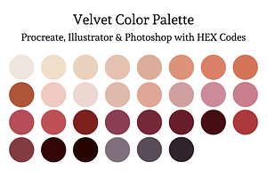 Color Palette Procreate Illustrator