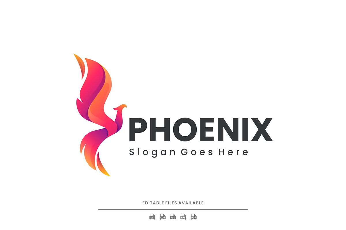 Gradient Modern Phoenix Logo Design, a Branding & Logo Template by Artnivora.Std (Photo 1 of 2)