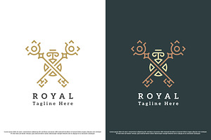 Royal Key Lock Logo Design Icon, a Branding & Logo Template by Morvana Crew