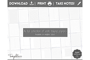 Note Taking Printable Paper Template, a Stationery Template by Templatables (Thumbnail 9 of 10)