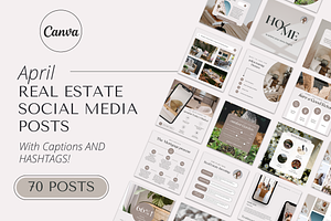 April Real Estate Social Media Posts