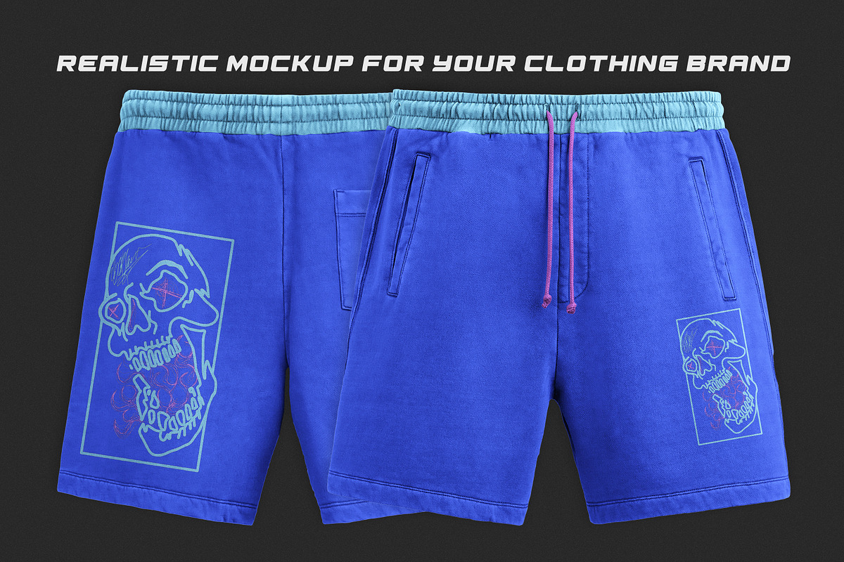 Professional sweatshort mockup psd, a Bottom Mockup by NH graphic (Photo 4 of 7)