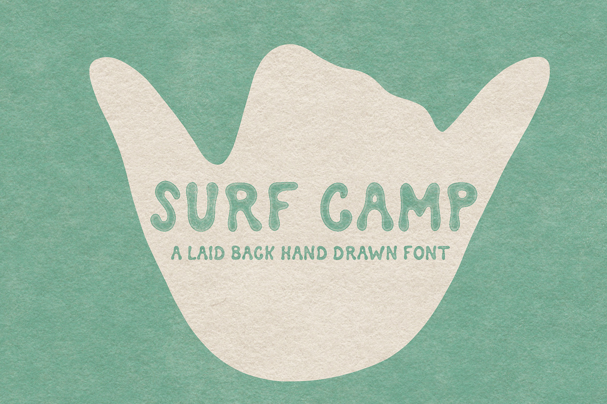 Surf Camp: A Hand Drawn Font, a Handwritten Font by Alicia Bruce Creative (Photo 1 of 9)