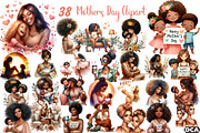 Mothers day Clipart, an Illustration by DreamCafeArt (Thumbnail 1 of 5)