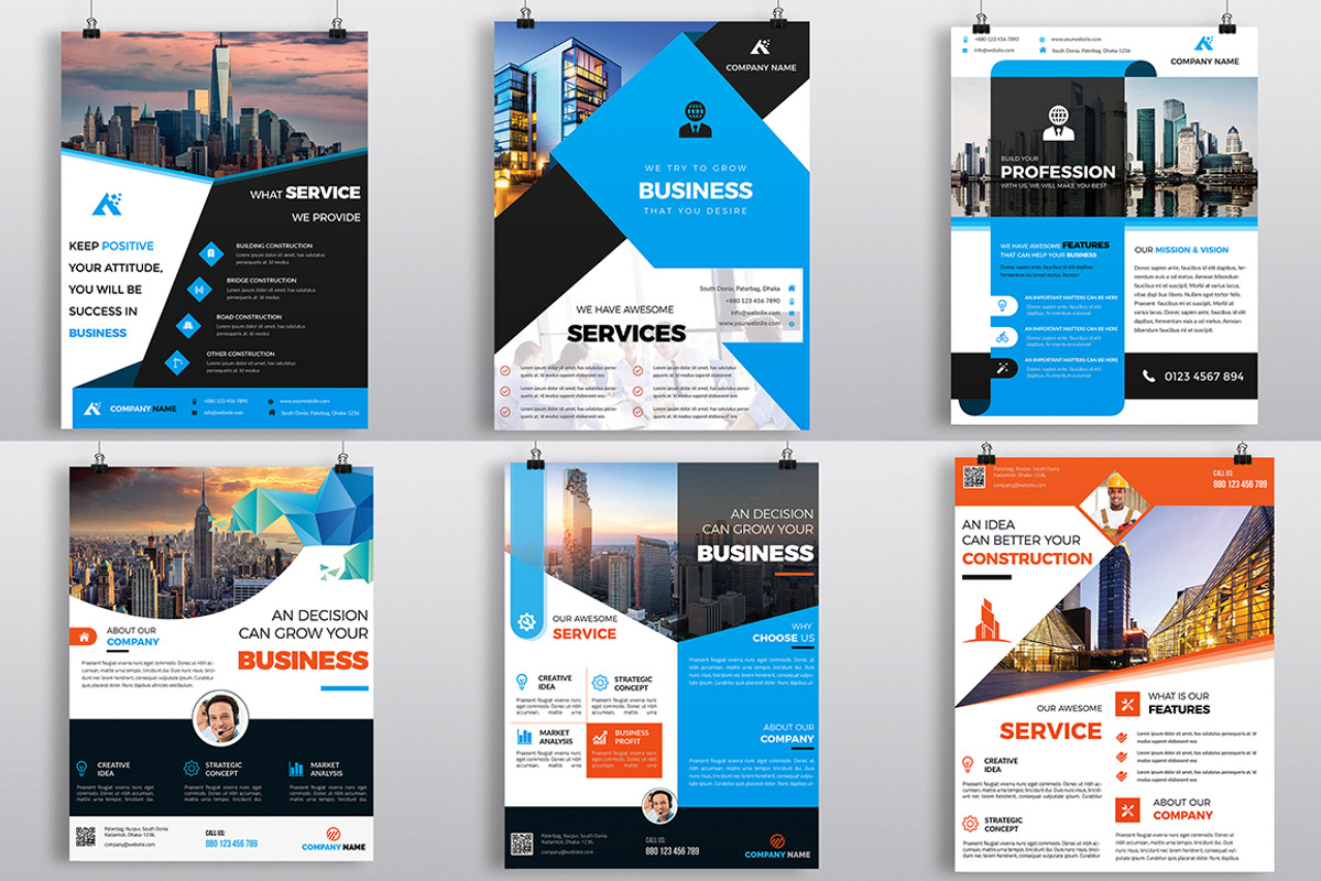 500+ Flyers Mega Bundle 99% OFF, a Flyer Template by Imagine Design Studio (Photo 53 of 98)