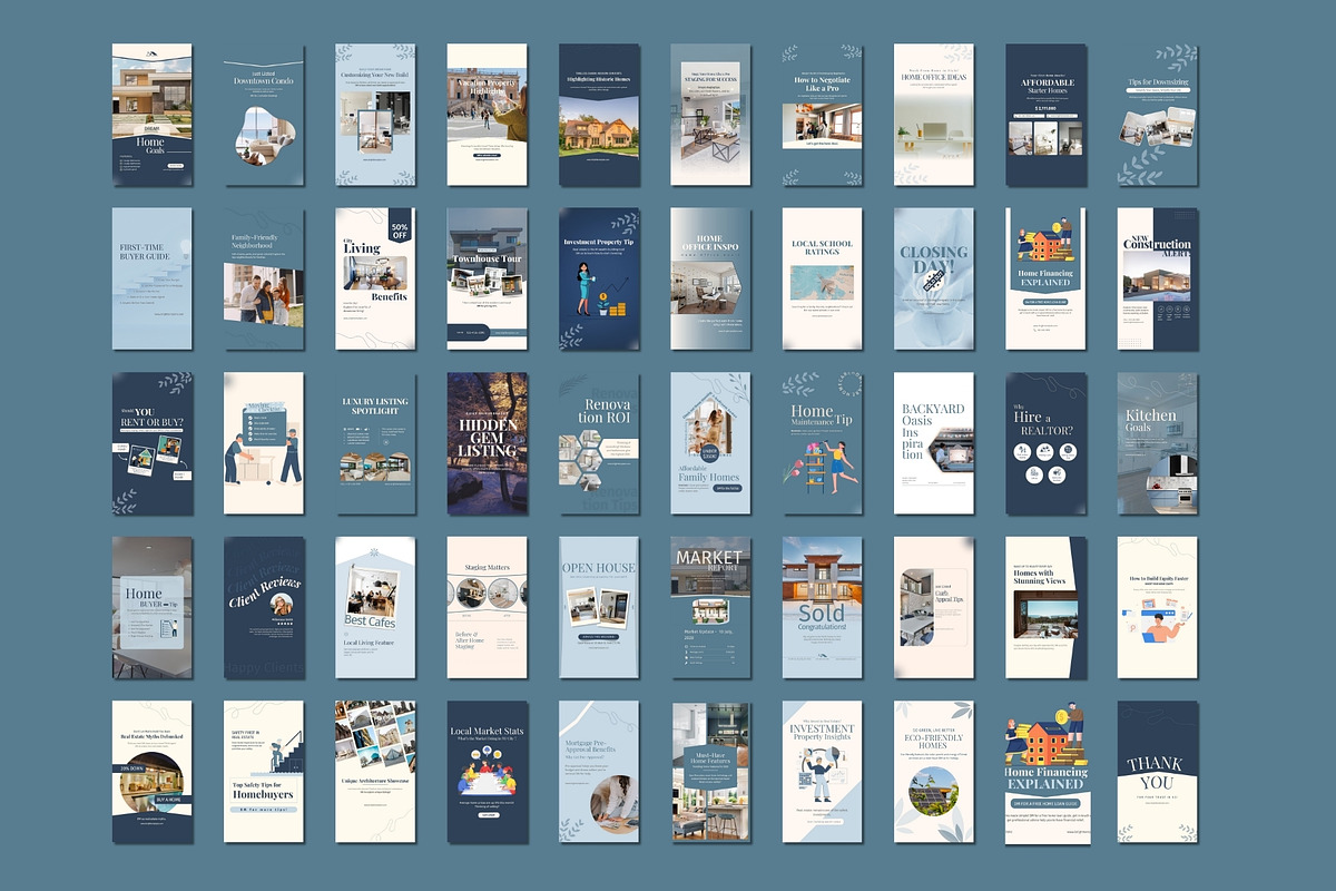 100 Animated Real Estate Canva, a Social Media Template by TheBrightGrap (Photo 4 of 6)