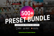 500+ Lightroom Presets & LUTs Bundle, a Preset Add-On by SparkleStock (Thumbnail 1 of 10)
