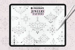 Procreate Ornament Tattoo Stamps