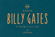 Billy Gates | A Handwritten Font, a Script Font by Colllab Studio (Thumbnail 1 of 12)