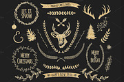 70% OFF - Gold Christmas BUNDLE, an Object Graphic by DigitalCloud (Thumbnail 4 of 10)