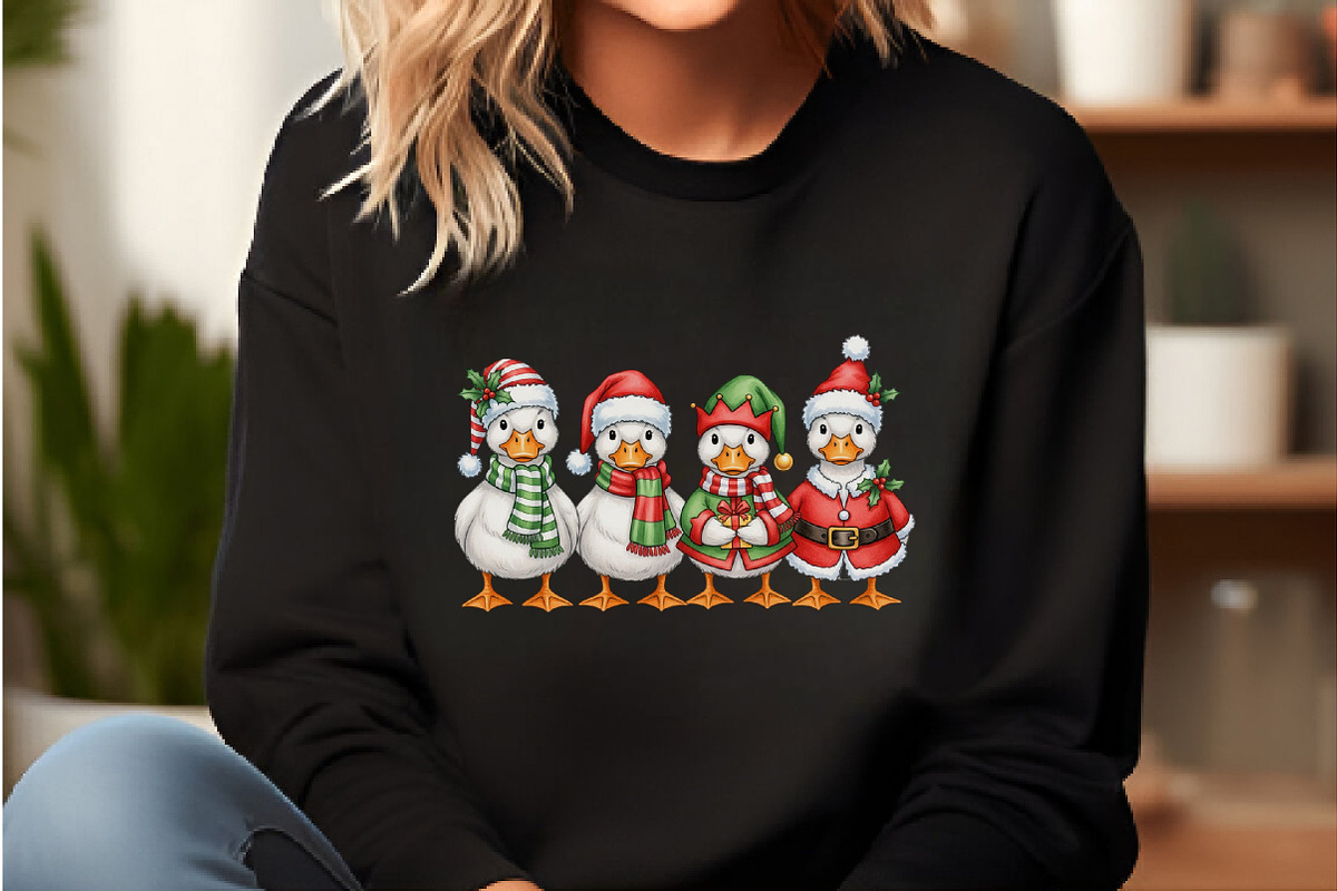 Christmas Chickens PNG Clipart, an Illustration by DreamCafeArt (Photo 4 of 6)