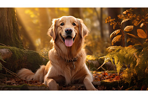 pet dog photo ai generated, an Animal Photo by pikepicture