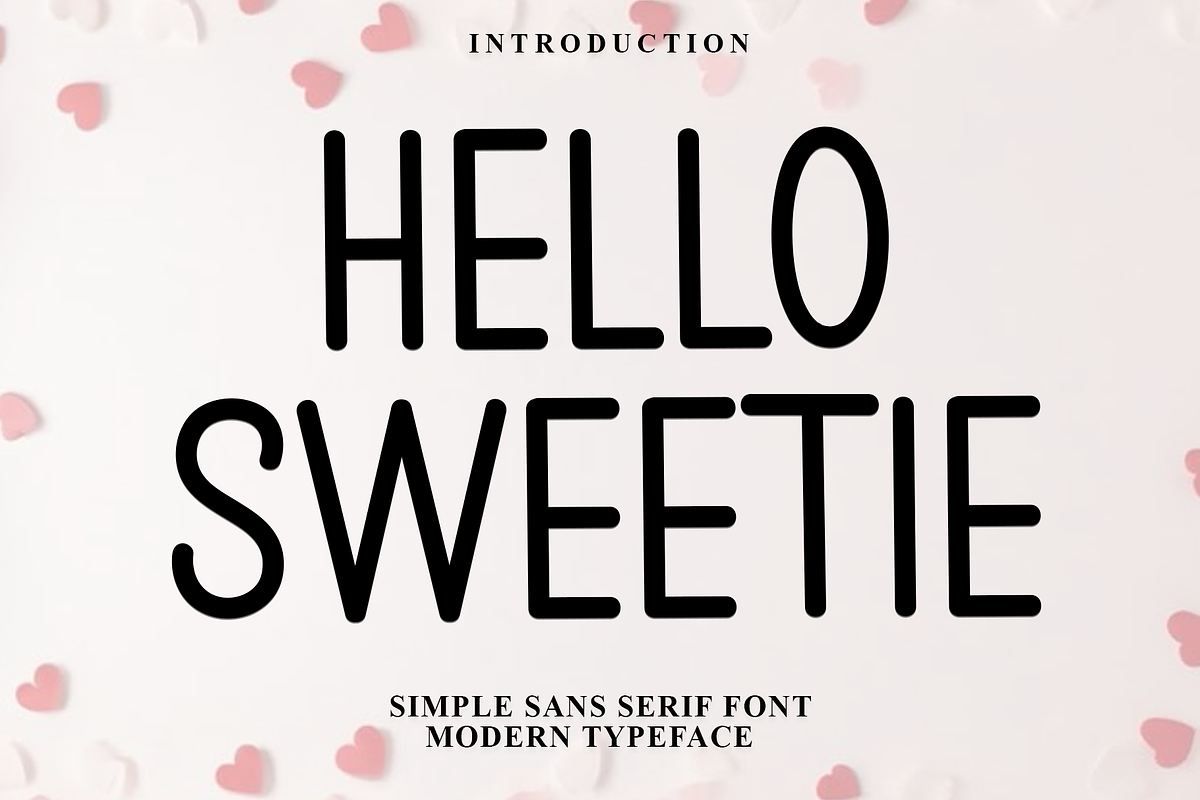 Hello Sweetie, a Sans Serif Font by FreshTypeINK (Photo 1 of 8)