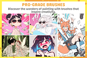 Procreate Sai and Clip Studio Brush, a Brush Add-On by nikiartcorner (Thumbnail 7 of 8)