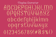 Magfios Swirly Font, a Font by madeDeduk (Thumbnail 3 of 8)
