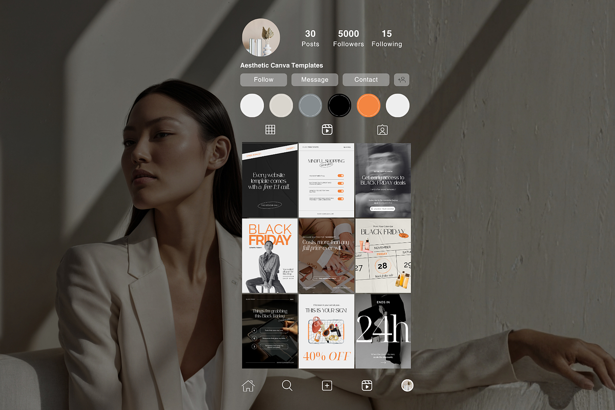 50+ Black Friday Social Templates, a Social Media Template by CanvaTemplateClubCo (Photo 6 of 11)