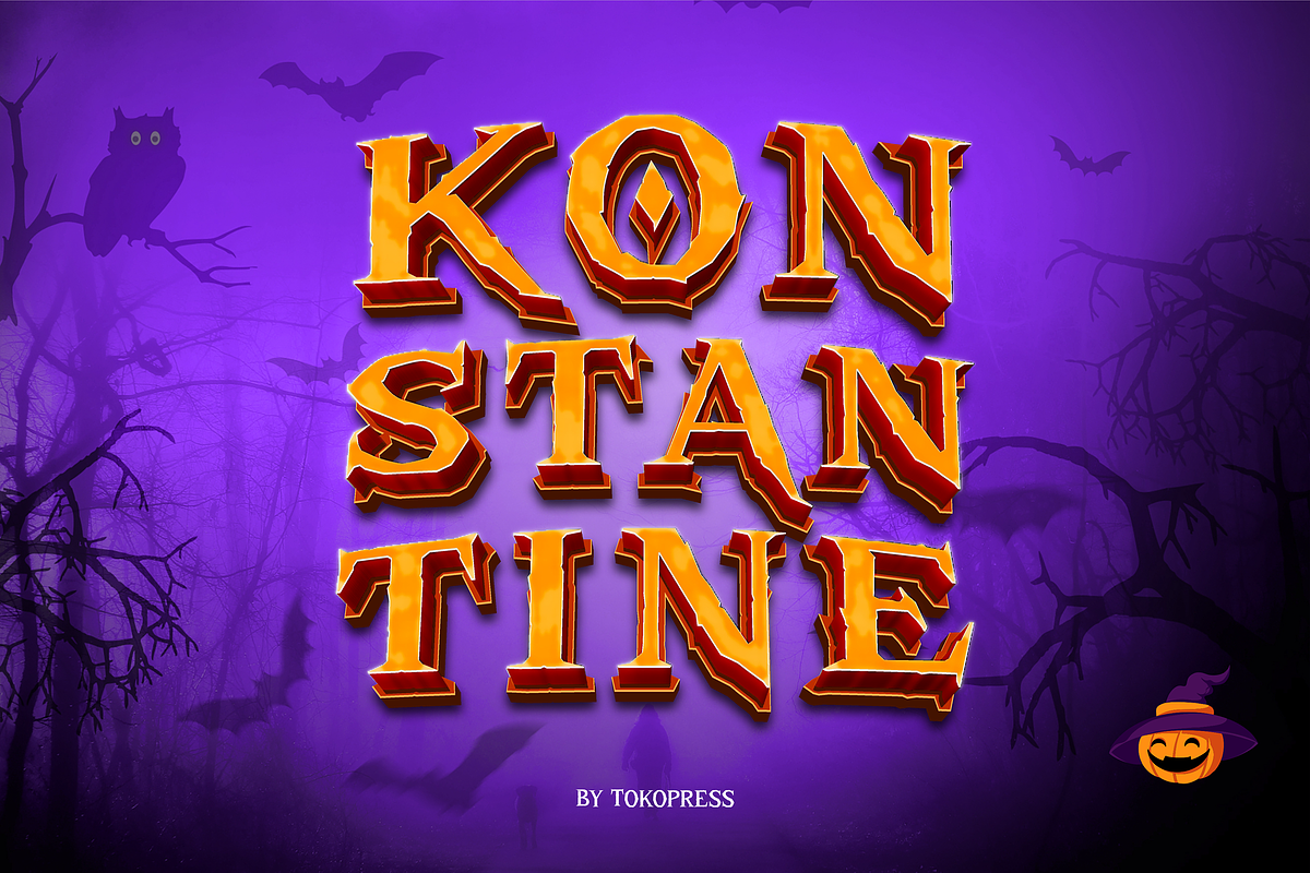 Kostantine, a Serif Font by TokoPress (Photo 1 of 10)