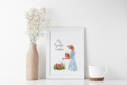 Girls and Gardening, an Animal Illustration by Natalia Fedorova (Thumbnail 3 of 6)
