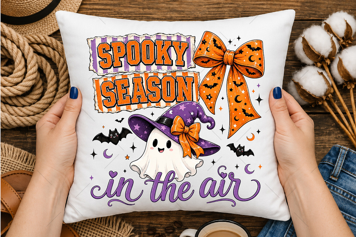 Coquette Ghost Halloween PNG, an Object Illustration by OK Design (Photo 3 of 5)