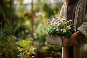 Gardening activity in a greenhouse, a Photo by Beautiful things