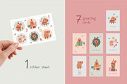 Cappy Christmas graphic collection, an Illustration by SurfaceStories (Thumbnail 4 of 6)