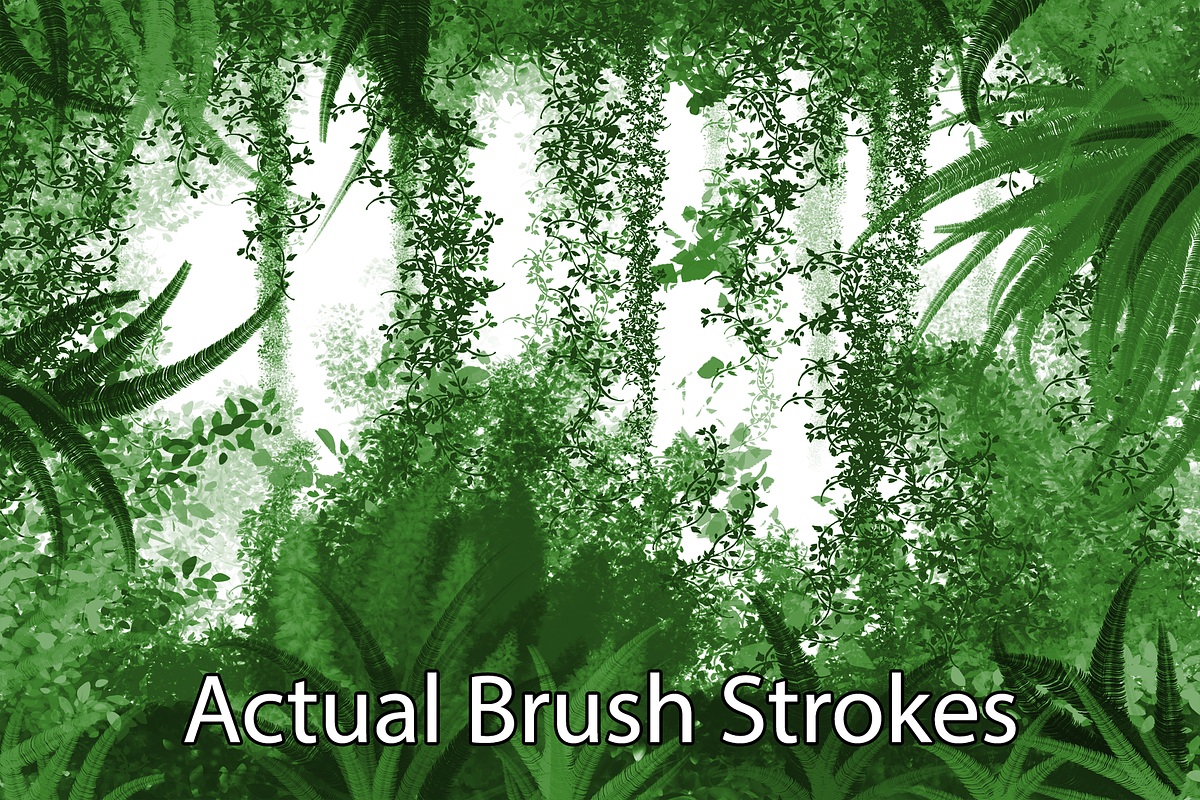 Procreate Foliage Brushes PRO 3, a Brush Add-On by Extreme Brushes (Photo 2 of 2)