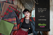 100 Gothic & Punk Tartan Patterns, a Pattern Graphic by IuliiaSavko (Thumbnail 4 of 18)