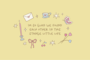Summer Playlist Fonts & Doodles, a Handwritten Font by ReveryWorks (Thumbnail 4 of 10)