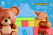 Kids Toy 3D Icon Pack, an Object 3D Model by SLAB! Design (Thumbnail 4 of 4)