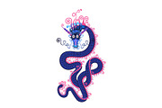 Chinese dragon. Art and pattern, an Illustration by sovarina (Thumbnail 5 of 9)