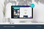 Influencer Media Kit - PS & CANVA, a Social Media Template by Visuel Colonie® (Thumbnail 4 of 14)