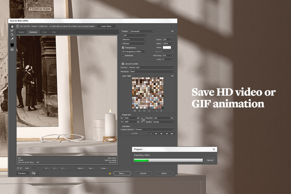 Frames Animated Mockups Bundle, an Advertising Mockup by rebrandy (Photo 12 of 14)
