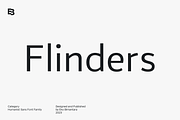 Flinders; Sans Font Family, a Sans Serif Font by Eko Bimantara (Thumbnail 1 of 13)