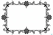 Decorative Frame Vector Bundle, an Illustration by yasushie (Thumbnail 6 of 9)