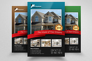Real Estate Agency PSD Flyer, a Flyer Template by Business Flyers (Thumbnail 1 of 4)
