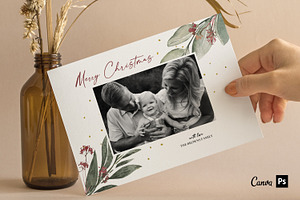 Christmas Card Template CD344